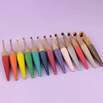 Bohin Haaknaald Mangohout - meerdere maten