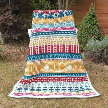 Letitia's Holiday Blanket - Traditional - Scheepjes Colour Crafter