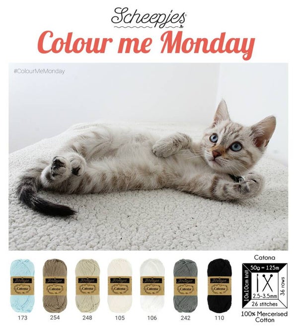 Colour me Monday Dierendag Pakket- Scheepjes Catona