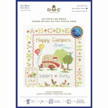DMC Borduurkit Happy Campers