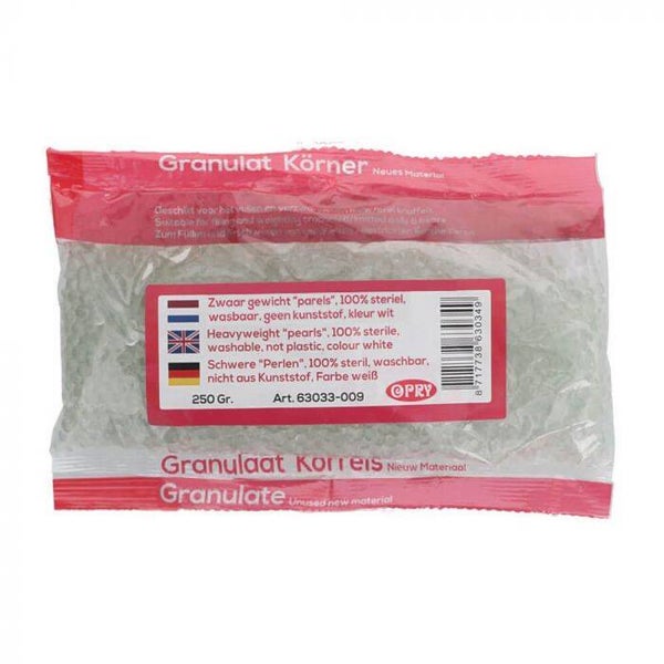 Granulaat vulling glasparels - 250 gram
