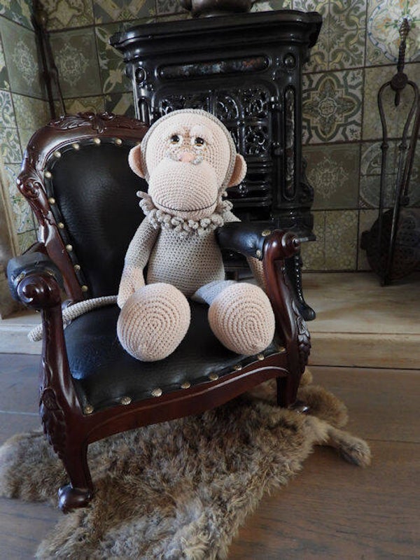 Haakpakket XXL Funny Monkey basic - Grandpa