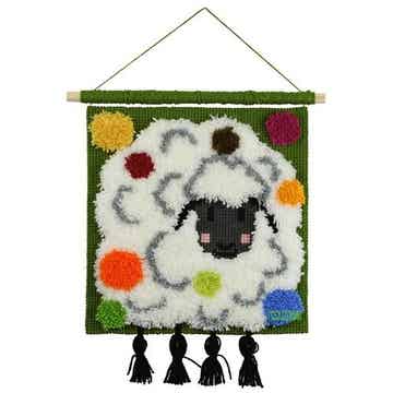 Pako Wandhanger of kussen borduur- en knooppakket