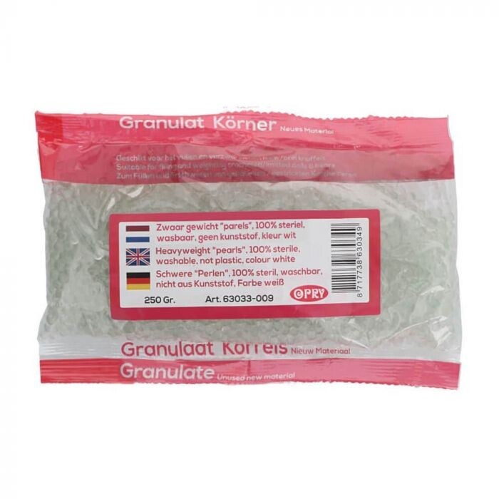 Granulaat vulling glasparels - 250 gram