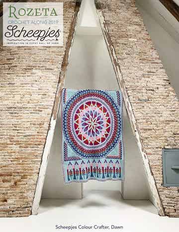Garenpakket Scheepjes CAL 2019 Rozeta Deken - Scheepjes Colour Crafter - Dawn