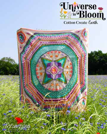 Scheepjes CAL2025 Universe in Bloom kit Cotton Create - Earth
