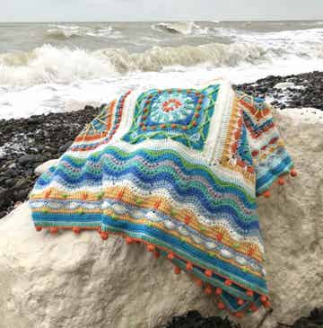 Garenpakket Beachcombing Blanket met Scheepjes Catona