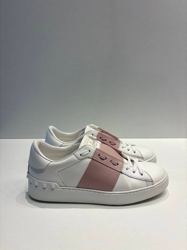 Baskets Valentino Garavani Open White Pink