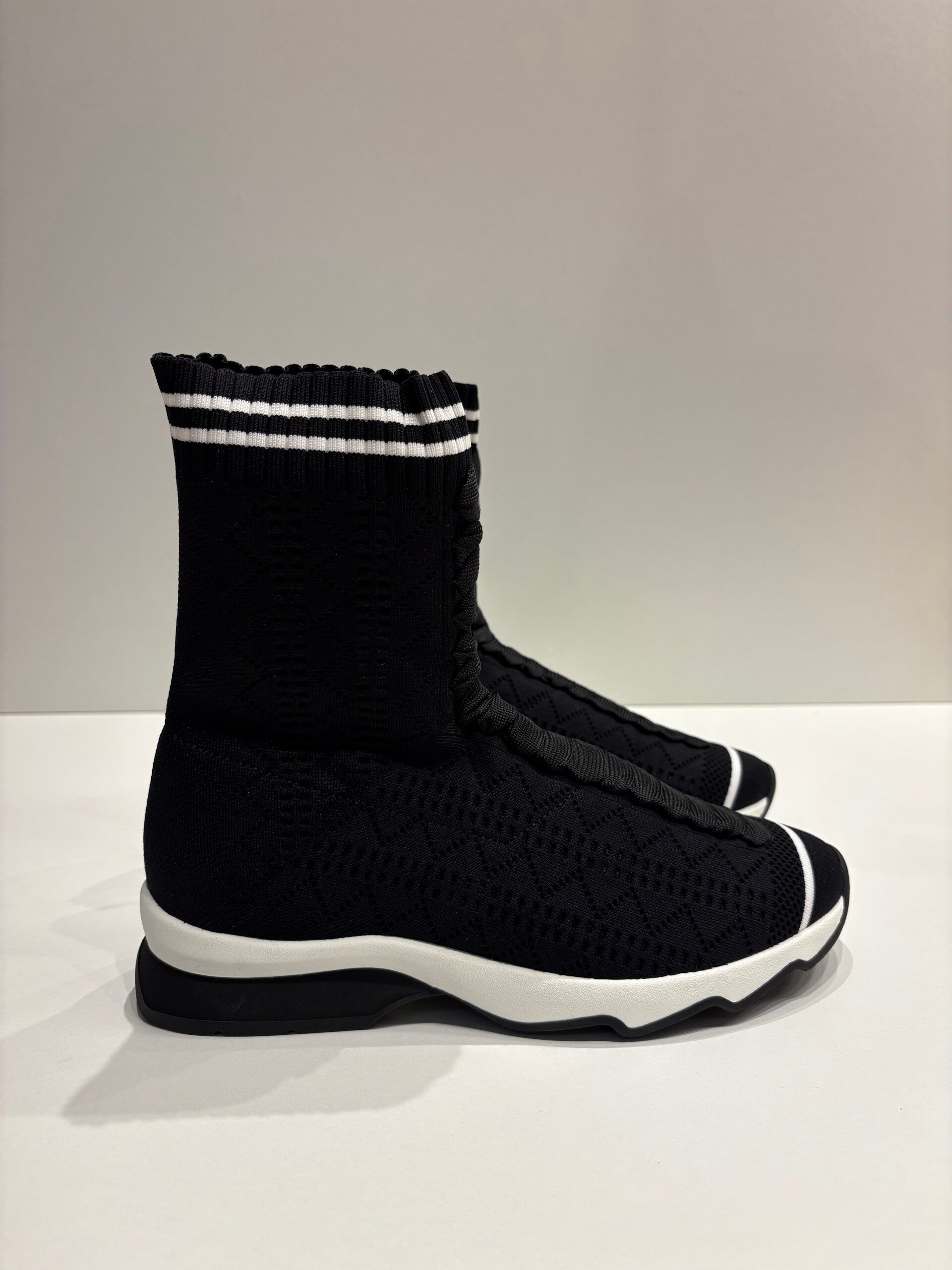 Baskets Fendi High Top Black 37