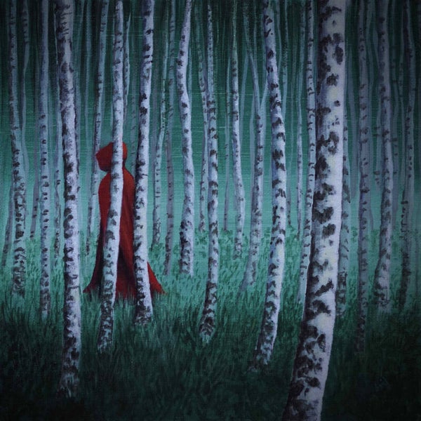 'Little Red' print