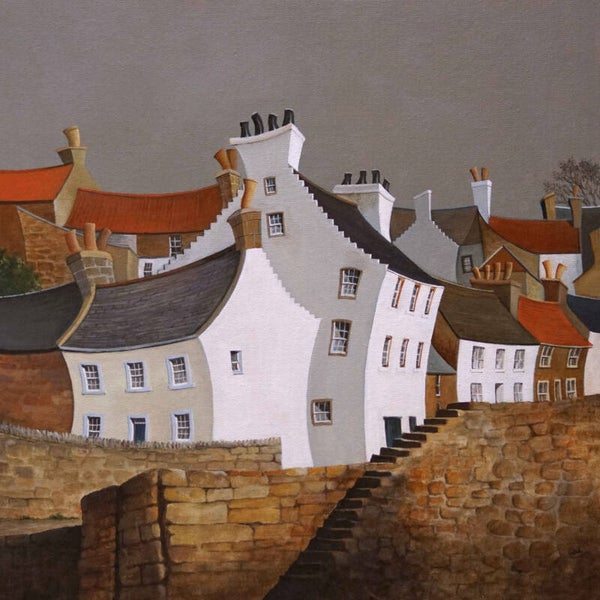 'Storm Grey, Crail' print