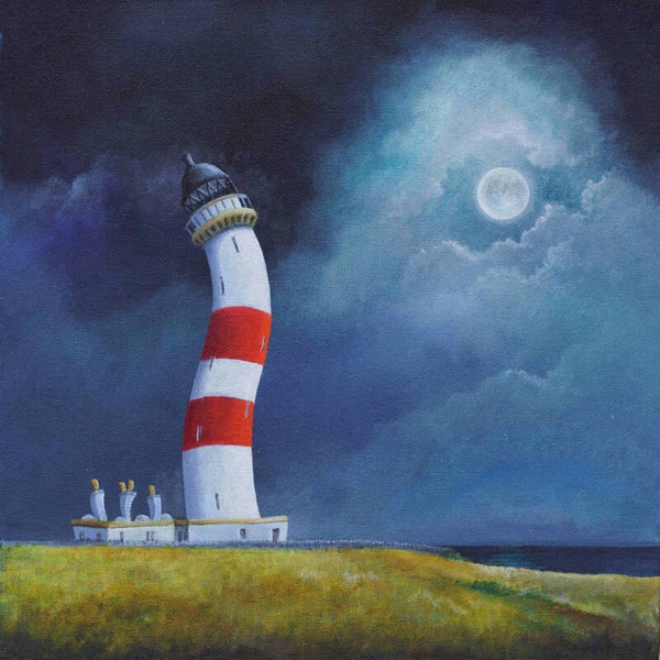 'Moonlight, Tarbat Ness Lighthouse'