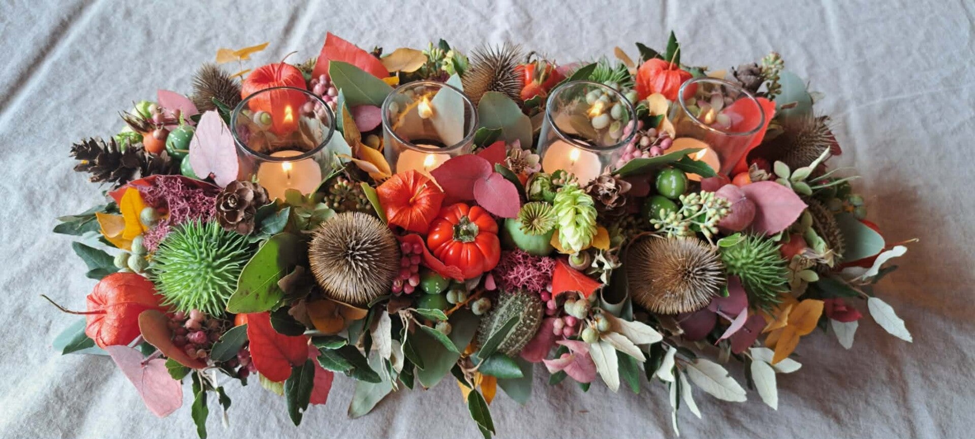 Workshop Herfst tafelstuk