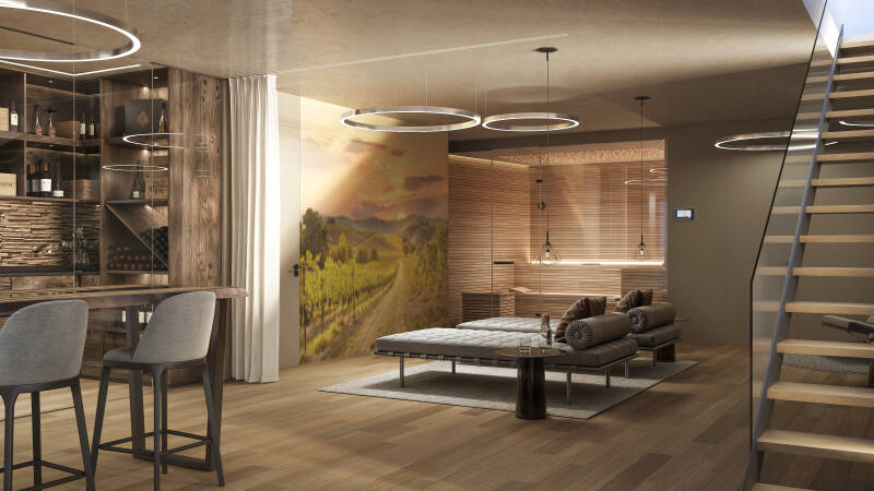 SPA Bereich und Weinkeller
