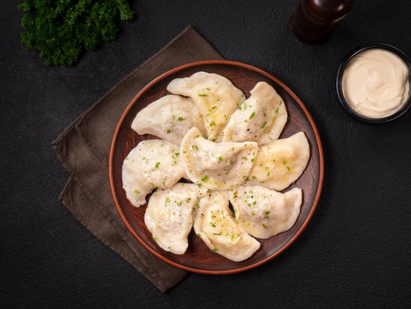 POTATO AND CHIKEN LIVER VARENYKY