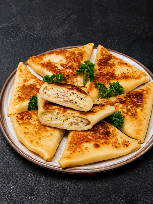 BENDERIKI WHITH CHICKEN AND CHEESE