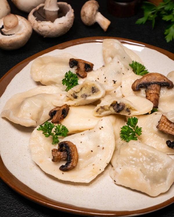 VARENYKY WITH POTATOES AND MUSHROOMS VEGA