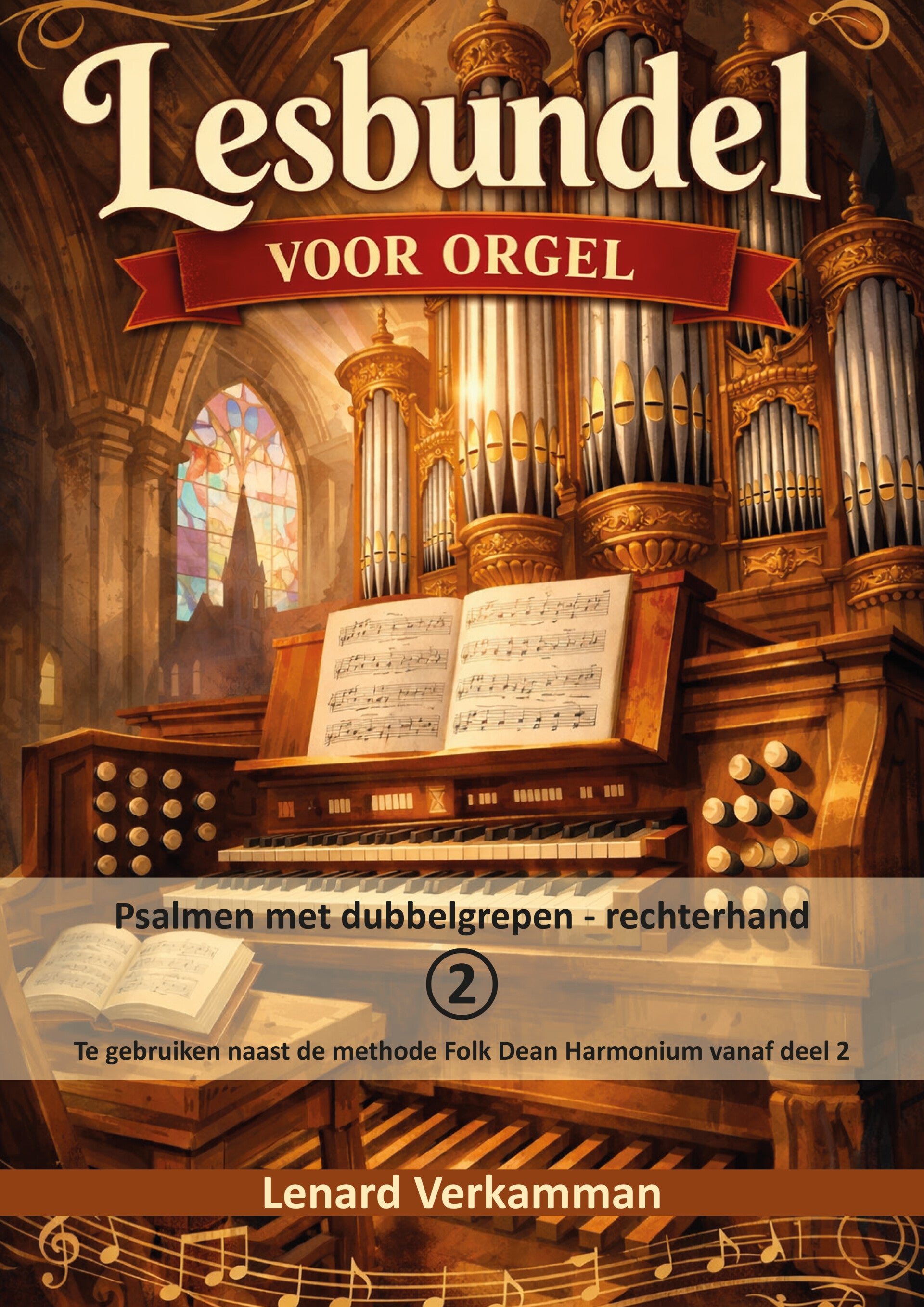Lesbundel 2 - voor beginners - Psalmen met dubbelgrepen (R.H.)