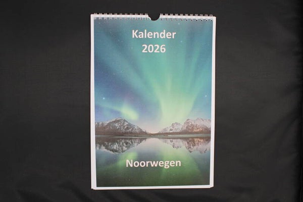 Jaarkalender 2026 Noorwegen