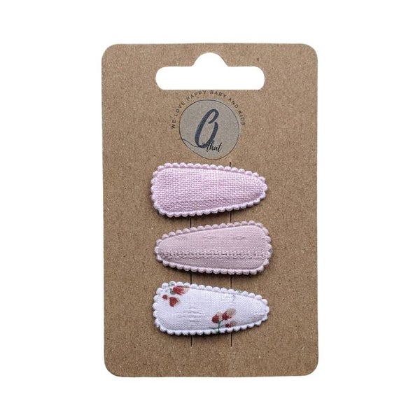 Othat We love happy baby & kids - Babyhaarclipjes roze spring