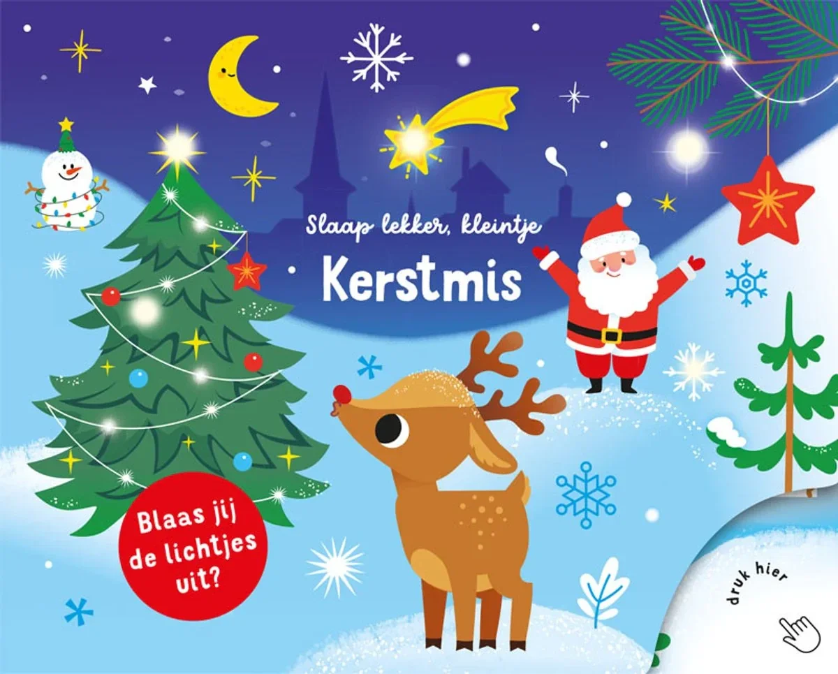 De Lantaarn - Voorleesboek met lampjes Slaap lekker, kleintje | Kerstmis