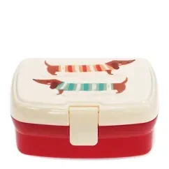 Rex London - Lunchbox met dienblad - Worsthond (patroon)