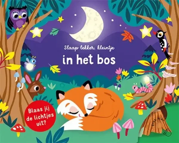De Lantaarn - Voorleesboek met lampjes Slaap lekker, kleintje | In het bos