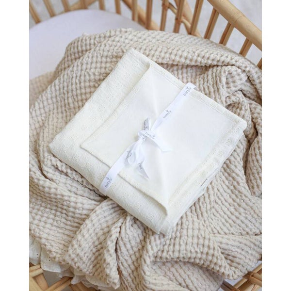 Babyly - Geborduurd deken 100x100 cm