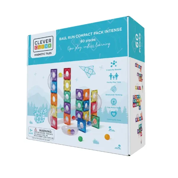 Cleverclixx - Ball Run Compact Pack Intense | 60 stuks