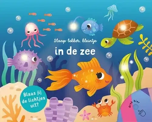 De Lantaarn - Voorleesboek met lampjes Slaap lekker, kleintje | In de zee