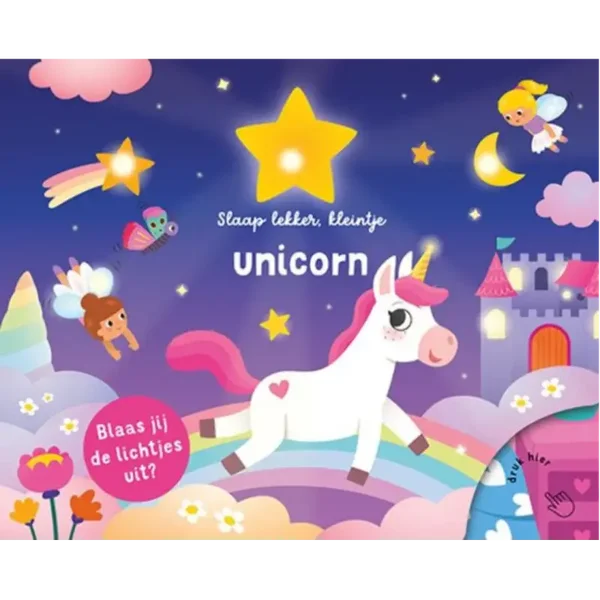 De Lantaarn - Voorleesboek met lampjes Slaap lekker, kleintje | Unicorn