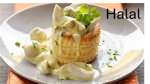 Halal - vol-au-vent - Volwassen
