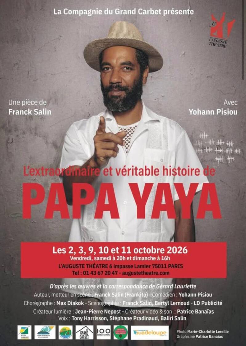 « L’extraordinaire et véritable histoire de Papa Yaya », une création de Franck Salin avec Yohann Pisiou.