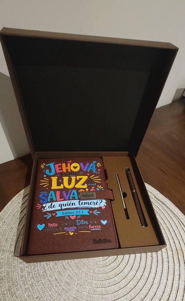 Agendas personalizadas con textos bíblicos