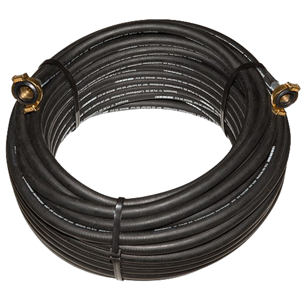 Tuyau d'air noir Lancy Ø13 équipé raccords GEKA 40ml