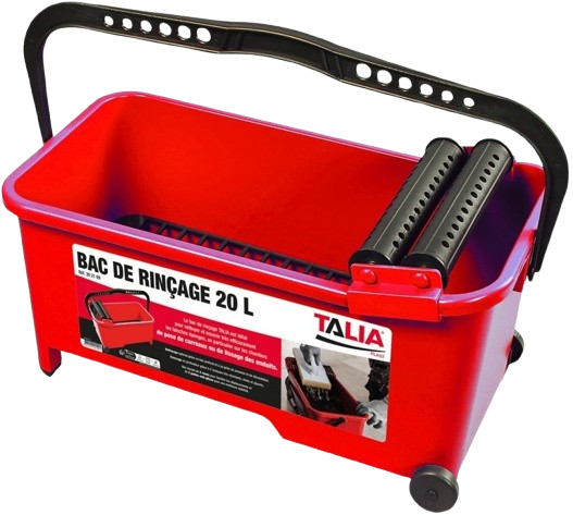 Bac de rincage plastique 20 litres