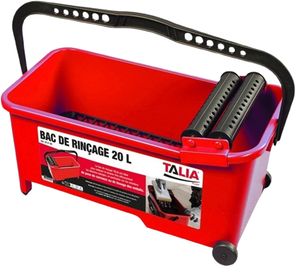 Bac de rincage plastique 20 litres