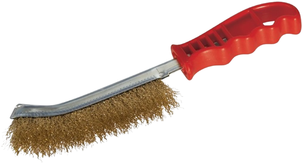 Brosse metallique convexe
