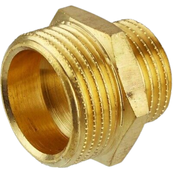 Mamelon laiton réduit M/M 1"-3/4" (Lot de 5)