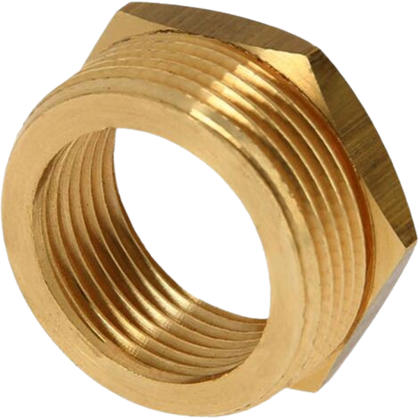 Mamelon laiton réduit M/F 1"-3/4" (Lot de 5)