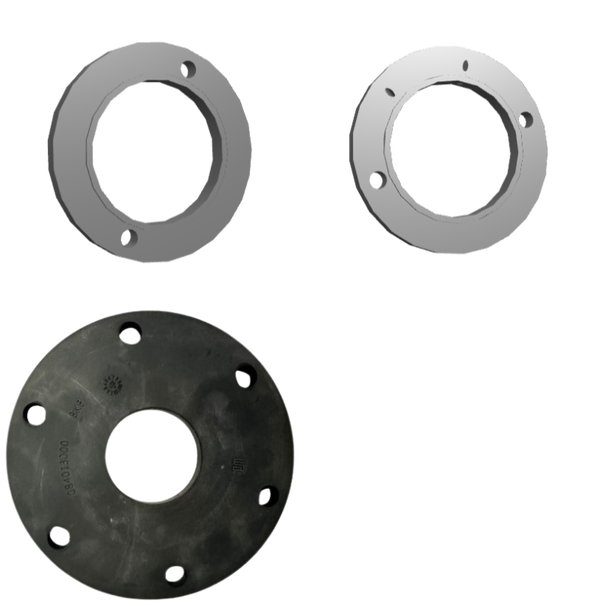 Kit joints étanchéité avec bagues de serrage pour trémie vis Putzmeister