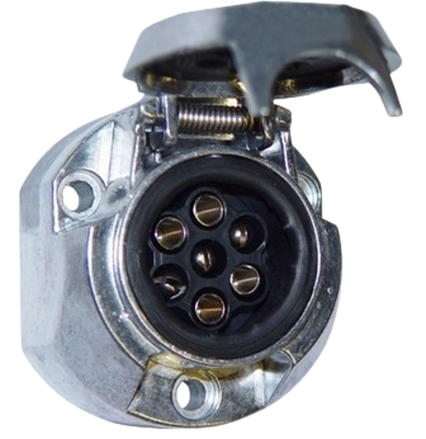 Prise socle femelle 7 broches 12V