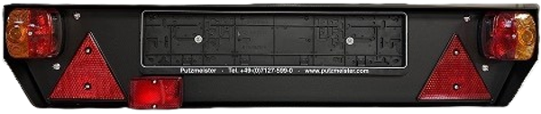 Rampe de feux arrières PM2 12V Putzmeister