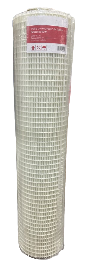 Trame de verre special renovation de facade maille 19x19 50m2
