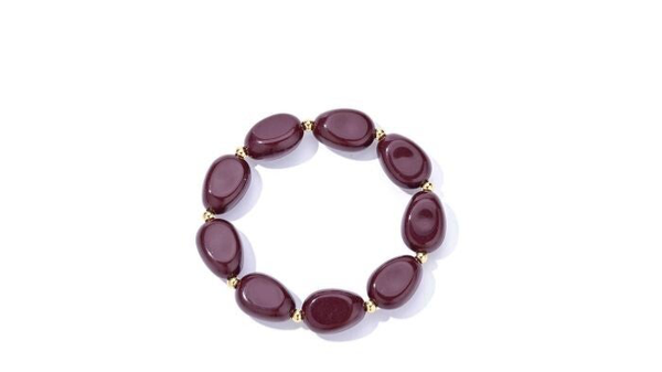 Armband noël bordeaux