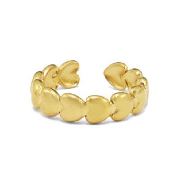 Hartjes ring goud