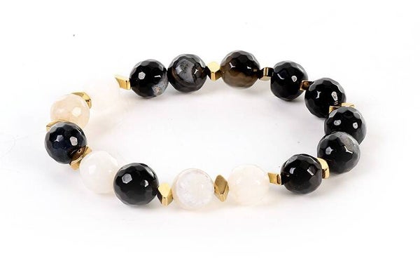 Elastiek armband zwart