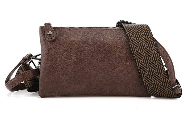 Schoudertasje donker bruin