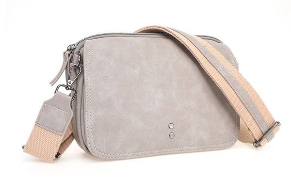 Schoudertasje grijs