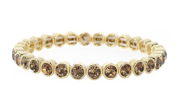 Sparkle armband bruin